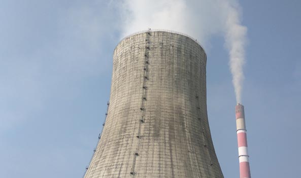 Cooling tower & chimney, Satpura TPS